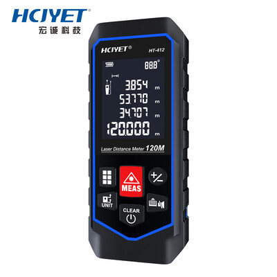 HCJYET 120 m rechargeable laser range finder handheld infrared distance measuring instrument home improvement measuring instrument electronic ruler HT-412
HCJYET 120 m rechargeable laser range finder handheld infrared distance measuring instrument home improvement measuring instrument electronic ruler HT-412