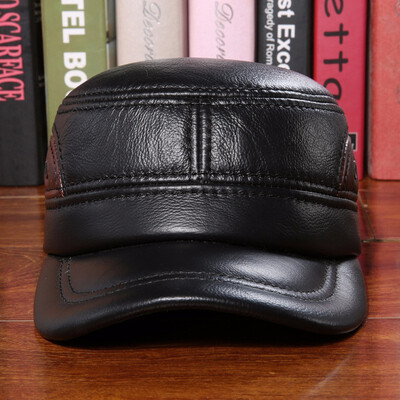 Mens Winter Leather Hat Sheepskin Hat Mens 100 Genuine Leather Hat Adjustable Adult Baseball Cap Ear Protection B-7255
Mens Winter Leather Hat Sheepskin Hat Mens 100 Genuine Leather Hat Adjustable Adult Baseball Cap Ear Protection B-7255