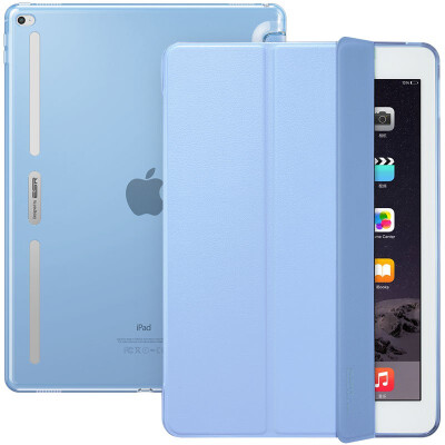 ESR) Apple iPad Pro 12.9 inch case / shell light and thin anti-fall soft frame three fold stent dormant leather gloves Yue Yue color series of clear blue
ESR) Apple iPad Pro 12.9 inch case / shell light and thin anti-fall soft frame three fold stent dormant leather gloves Yue Yue color series of clear blue