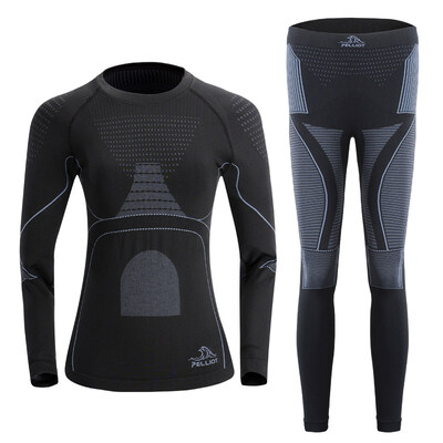 Pelliot&pelliot outdoor functional underwear men&women sports warm breathable wicking bottoming slim underwear set 2631806 female gray
Pelliot&pelliot outdoor functional underwear men&women sports warm breathable wicking bottoming slim underwear set 2631806 female gray