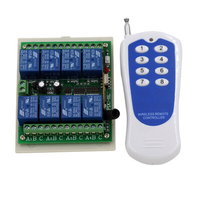 MITI New DC12V Wireless Remote Control Switch Receiver 8CH Transmitter wireless remote switch control
MITI New DC12V Wireless Remote Control Switch Receiver 8CH Transmitter wireless remote switch control