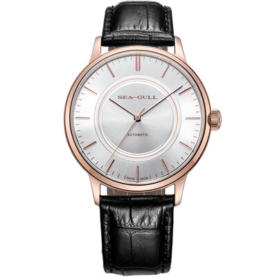 Seagull watch simple retro business big three-pin automatic mechanical mens watch 6013 series gold frame white plate belt
Seagull watch simple retro business big three-pin automatic mechanical mens watch 6013 series gold frame white plate belt