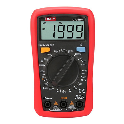 Digital UT33B Multimeters Current AC DC Voltage Resistance Diode Battety Test LCD Backlight Full Measure Palm Size Meters
Digital UT33B Multimeters Current AC DC Voltage Resistance Diode Battety Test LCD Backlight Full Measure Palm Size Meters