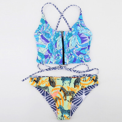 Sexy Printing Two Pieces Womens Swimming Suit Swimwear Women Halter Strap Swimwear
Sexy Printing Two Pieces Womens Swimming Suit Swimwear Women Halter Strap Swimwear