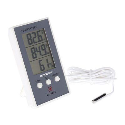 Romacci Meterk LCD Digital IndoorOutdoor Thermometer Hygrometer Temperature Humidity Measurement °C°F Max Min Value Display
Romacci Meterk LCD Digital IndoorOutdoor Thermometer Hygrometer Temperature Humidity Measurement °C°F Max Min Value Display