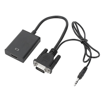 Mzxtby VGA to HDMI Converter 1080P Converter HD Audio AV Converter HDTV Video Cable VGA2HDMI Adapter for TV PC
Mzxtby VGA to HDMI Converter 1080P Converter HD Audio AV Converter HDTV Video Cable VGA2HDMI Adapter for TV PC