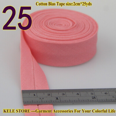 Cotton bias tape bias binding fold tape size 20mm2cm 34" 25yds various color solid color DIY handmade sewing material
Cotton bias tape bias binding fold tape size 20mm2cm 34" 25yds various color solid color DIY handmade sewing material