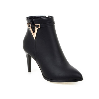 IDIFU Womens Sexy Pointed Toe Strap Side Zipper Ankle Booties Stiletto High Heel Short Boots Shoes
IDIFU Womens Sexy Pointed Toe Strap Side Zipper Ankle Booties Stiletto High Heel Short Boots Shoes