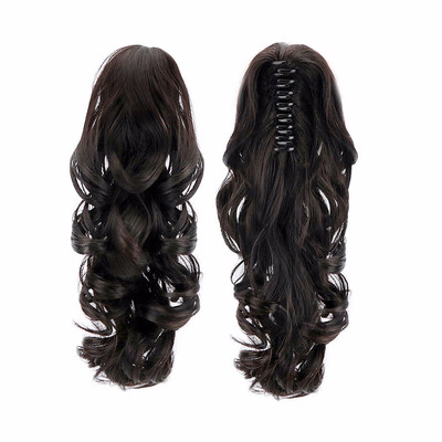 15" Synthetic Claw Clip On Ponytail Extensions Hair piece Long Curly Clip In Hair Human Extensions Heat Resistant Ponytail Wig
15" Synthetic Claw Clip On Ponytail Extensions Hair piece Long Curly Clip In Hair Human Extensions Heat Resistant Ponytail Wig