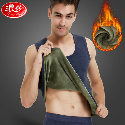 Langsha thermal underwear thick elastic round neck mens single shirt plus velvet color spinning middle-aged mens vest warm vest Navy plus velvet thickening 175XL
Langsha thermal underwear thick elastic round neck mens single shirt plus velvet color spinning middle-aged mens vest warm vest Navy plus velvet thickening 175XL