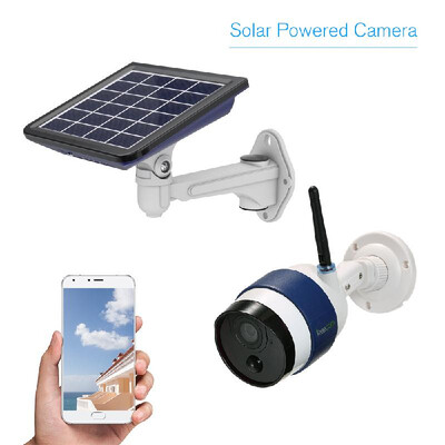 FREECAM Wireless HD 720P WiFi Solar Powered WiFi Camera Motion-Activated Bullet IP Security Camera Support Cloud Storage One-way
FREECAM Wireless HD 720P WiFi Solar Powered WiFi Camera Motion-Activated Bullet IP Security Camera Support Cloud Storage One-way