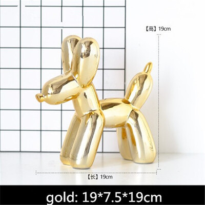 Nordic ceramic balloon dog decorative crafts figurines home decor creative animal porcelain ornaments furniture furnishings
Nordic ceramic balloon dog decorative crafts figurines home decor creative animal porcelain ornaments furniture furnishings