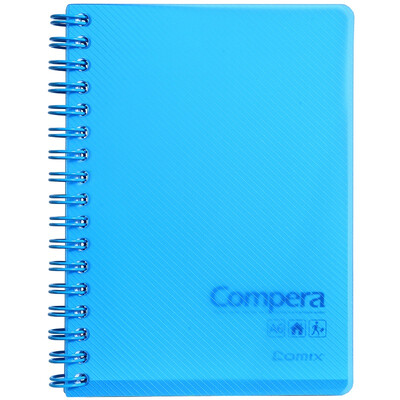 Together COMIX CPA6801 Compera double helix PP noodles Notepad A6 80 pages through blue
Together COMIX CPA6801 Compera double helix PP noodles Notepad A6 80 pages through blue