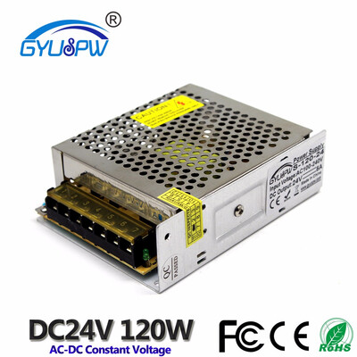Universal 24V 5A 120W Switching Switch Power Supply Transformer 110v 220v AC to dc for LED Strip Light Lighting AC-DC SMPS
Universal 24V 5A 120W Switching Switch Power Supply Transformer 110v 220v AC to dc for LED Strip Light Lighting AC-DC SMPS