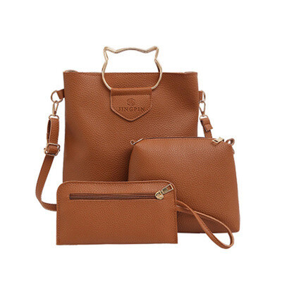 Korea women bag PU Mother bag Three piece set Ladies handbag 2018 new winter&autumn leisure shoulder bag
Korea women bag PU Mother bag Three piece set Ladies handbag 2018 new winter&autumn leisure shoulder bag