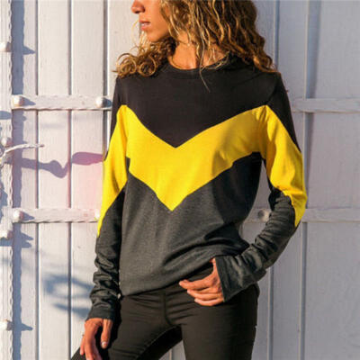 New Womens Jumper Pullover Patchwork Tops T-shirt Long Sleeve Autumn Sweatshirt
New Womens Jumper Pullover Patchwork Tops T-shirt Long Sleeve Autumn Sweatshirt