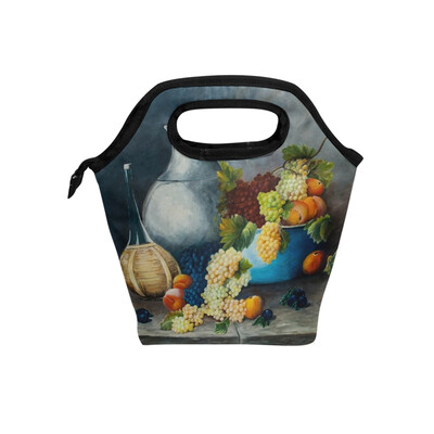 Lunch Tote Bag Painting Fruit Travel Picnic Insulated Lunch Handbags Portable Zipper Lunch Bag Box
Lunch Tote Bag Painting Fruit Travel Picnic Insulated Lunch Handbags Portable Zipper Lunch Bag Box