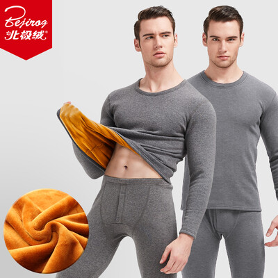 Arctic velvet black velvet black men&women thermal underwear set body plus velvet thickening gold A round neck autumn clothes long pants gray
Arctic velvet black velvet black men&women thermal underwear set body plus velvet thickening gold A round neck autumn clothes long pants gray