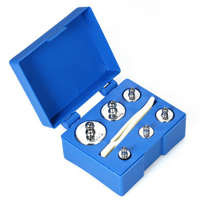 6pcs Weight 5g 10g 2x20g 50g 100g Grams Precision Calibration Weights Kit Set Total 200g with Tweezer for Balance Scale
6pcs Weight 5g 10g 2x20g 50g 100g Grams Precision Calibration Weights Kit Set Total 200g with Tweezer for Balance Scale