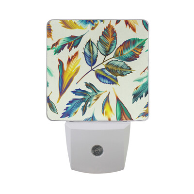 ALAZA LED Night Light With Smart Dusk To Dawn SensorTropical Pattern With Monstera Leaves Plug In Night Light
ALAZA LED Night Light With Smart Dusk To Dawn SensorTropical Pattern With Monstera Leaves Plug In Night Light