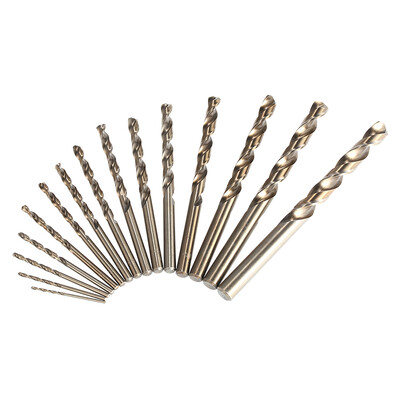 15PCSSet 15-10mm Straight Shank M35 Cobalt High Speed Steel HSS Twist Drill Bits Set High Quality Wood work Metal Drilling Tools
15PCSSet 15-10mm Straight Shank M35 Cobalt High Speed Steel HSS Twist Drill Bits Set High Quality Wood work Metal Drilling Tools