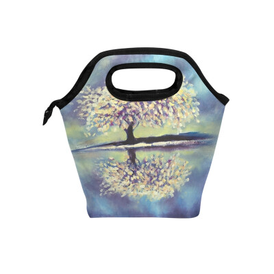 Lunch Tote Bag Beautiful Tree Reflection Travel Picnic Insulated Lunch Handbags Portable Zipper Lunch Bag Box
Lunch Tote Bag Beautiful Tree Reflection Travel Picnic Insulated Lunch Handbags Portable Zipper Lunch Bag Box