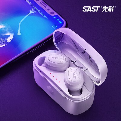 SAST wireless Bluetooth headset T6 white business mini headset in-ear stealth sports binaural stereo noise reduction earphones Apple Android mobile phone universal
SAST wireless Bluetooth headset T6 white business mini headset in-ear stealth sports binaural stereo noise reduction earphones Apple Android mobile phone universal