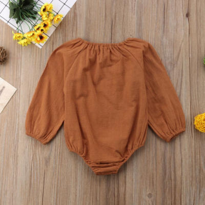 Kids Infant Baby Boys Girls Lace Romper Bodysuit Outfit Clothes as Pumpkin Color
Kids Infant Baby Boys Girls Lace Romper Bodysuit Outfit Clothes as Pumpkin Color
