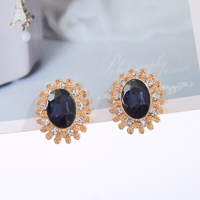 Blue Zircon Crystal clip earrings for women Rose Gold color fashion Jewelry earring female Brincos ear cuff top quality
Blue Zircon Crystal clip earrings for women Rose Gold color fashion Jewelry earring female Brincos ear cuff top quality