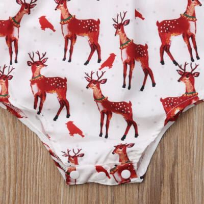 Christmas Newborn Infant Baby Girls Deer Bodysuit Romper Jumpsuit Clothes 0-24M
Christmas Newborn Infant Baby Girls Deer Bodysuit Romper Jumpsuit Clothes 0-24M
