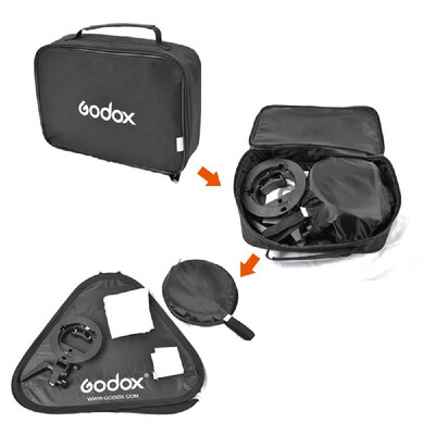 Godox 40 40cm 15" 15" Softbox Diffuser with S-type Bracket Bowens Holder for Speedlite Flash Light
Godox 40 40cm 15" 15" Softbox Diffuser with S-type Bracket Bowens Holder for Speedlite Flash Light