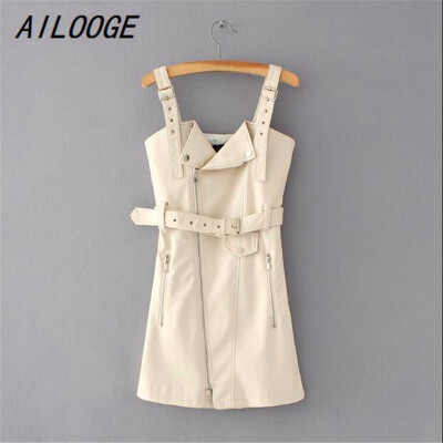 Fashion PU leather dress women V neck mini sexy dress Christmas sash zipper winter black short dress sundress vestido
Fashion PU leather dress women V neck mini sexy dress Christmas sash zipper winter black short dress sundress vestido