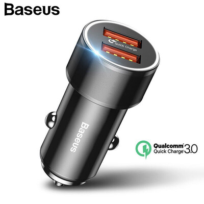 Baseus 36W Dual USB Quick Charge QC 30 Car Charger For iOS Android Mobile Phone Smartphone
Baseus 36W Dual USB Quick Charge QC 30 Car Charger For iOS Android Mobile Phone Smartphone