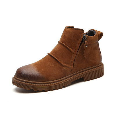 Mens Shoes Fashion Boots Casual Walking Shoes Slip Resistant Genuine Leather Martin Shoes Keep Warm Winter Boot
Mens Shoes Fashion Boots Casual Walking Shoes Slip Resistant Genuine Leather Martin Shoes Keep Warm Winter Boot