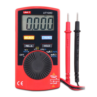UNI-T UT120C Ultra-portable Auto Ranging Auto-off Digital Multimeter Capacitance Resistance AC DC Current Voltage Meter Tester
UNI-T UT120C Ultra-portable Auto Ranging Auto-off Digital Multimeter Capacitance Resistance AC DC Current Voltage Meter Tester