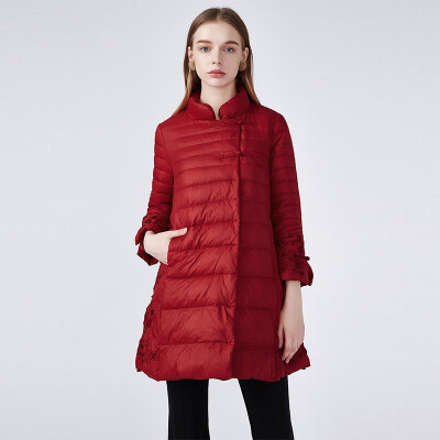 Her pool womens 2018 autumn&winter new Korean fashion slim solid color long section ladies thin brand down jacket T74Z1881A30M red
Her pool womens 2018 autumn&winter new Korean fashion slim solid color long section ladies thin brand down jacket T74Z1881A30M red