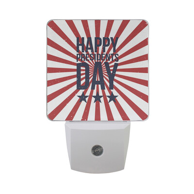 ALAZA LED Night Light With Smart Dusk To Dawn SensorHappy Presidents Day Baloon With American Flag Plug In Night Light
ALAZA LED Night Light With Smart Dusk To Dawn SensorHappy Presidents Day Baloon With American Flag Plug In Night Light