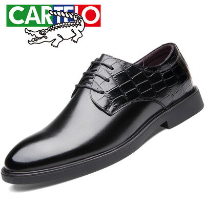 CARTELO British fashion top layer cowhide shoes crocodile style mens business dress shoes low cut lace leather shoes 8220 black 44
CARTELO British fashion top layer cowhide shoes crocodile style mens business dress shoes low cut lace leather shoes 8220 black 44