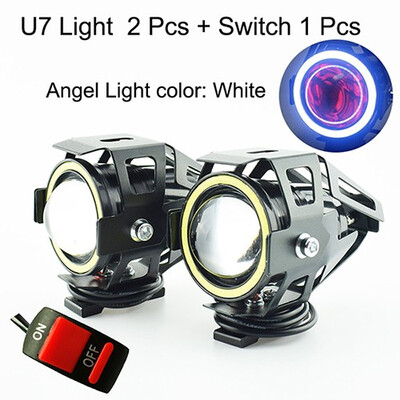 1Pair Motorcycle LED U7 Headlights 12V 125w High Brightness Motorbike spotlight Motor Driving Head Lights motor auxiliary fog lamp
1Pair Motorcycle LED U7 Headlights 12V 125w High Brightness Motorbike spotlight Motor Driving Head Lights motor auxiliary fog lamp