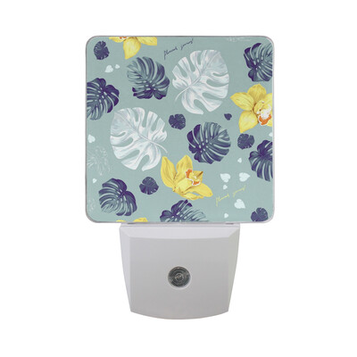 ALAZA LED Night Light With Smart Dusk To Dawn SensorJungle Pattern Elephants Exotic Flowers Plug In Night Light
ALAZA LED Night Light With Smart Dusk To Dawn SensorJungle Pattern Elephants Exotic Flowers Plug In Night Light