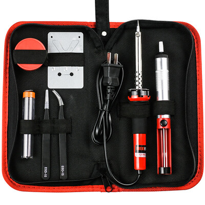 Neopower 40W electric iron electronic welding repair kit rosin solder wire suction tin tweezers bracket Y2008
Neopower 40W electric iron electronic welding repair kit rosin solder wire suction tin tweezers bracket Y2008