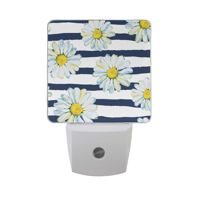ALAZA LED Night Light With Smart Dusk To Dawn SensorDaisy White Black Background Flowers Plug In Night Light
ALAZA LED Night Light With Smart Dusk To Dawn SensorDaisy White Black Background Flowers Plug In Night Light