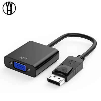 WH Display Port DP to VGA Female Adapter Cable Converter For Projector DTV TV HDVD Player 1080P
WH Display Port DP to VGA Female Adapter Cable Converter For Projector DTV TV HDVD Player 1080P