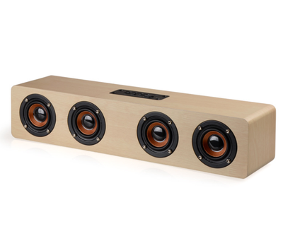 Wooden Bluetooth speakers subwoofer 20W voice TV speakers support Bluetooth plug-in radio
Wooden Bluetooth speakers subwoofer 20W voice TV speakers support Bluetooth plug-in radio