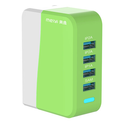 Meiyi USB Power Charger / 4 Rechargeable Heads / Adapters MY-501 Green Portable Universal
Meiyi USB Power Charger / 4 Rechargeable Heads / Adapters MY-501 Green Portable Universal