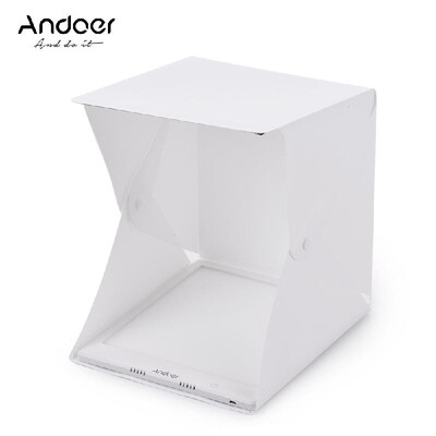 Romacci Andoer 24 24 22cm Portable Foldable Mini LED Light Tent Photo Shooting Box Softbox Lightbox with Shadowless Light Pane
Romacci Andoer 24 24 22cm Portable Foldable Mini LED Light Tent Photo Shooting Box Softbox Lightbox with Shadowless Light Pane