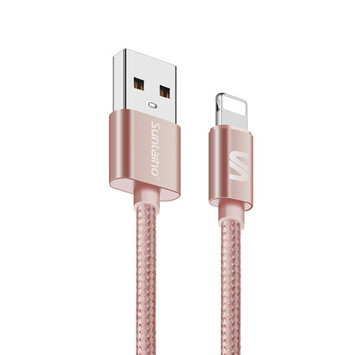 Suntaiho USB Cable For iPhone 7 Plus MAX cable Data Fast Charging Cable champagne gold Sync charger For iPhone X 8 plus 6s 6
Suntaiho USB Cable For iPhone 7 Plus MAX cable Data Fast Charging Cable champagne gold Sync charger For iPhone X 8 plus 6s 6