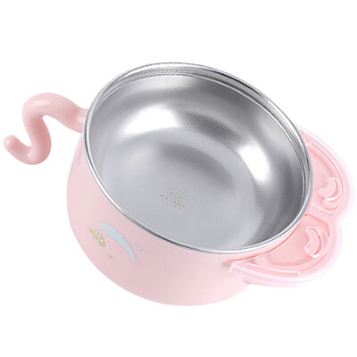 October Crystal Baby Stainless Steel Childrens Tableware Sucker Bowl Water Filling Bowl Pink
October Crystal Baby Stainless Steel Childrens Tableware Sucker Bowl Water Filling Bowl Pink