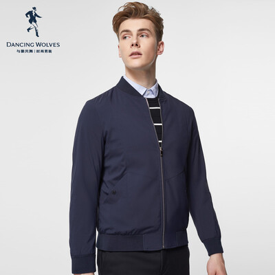 Dancing with wolves DANCING WOLVES jacket mens 2018 autumn new simple solid color self-cultivation baseball collar jacket jacket 66509211590 102 dark blue 16584A
Dancing with wolves DANCING WOLVES jacket mens 2018 autumn new simple solid color self-cultivation baseball collar jacket jacket 66509211590 102 dark blue 16584A