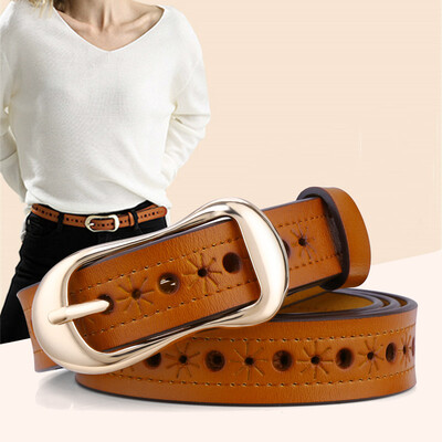 Fashion style kangaroo BANDICOOT belt ladies Korean version of the simple belt female decorative fashion pin buckle leather thin waist pants R190011W-09 yellow brown code
Fashion style kangaroo BANDICOOT belt ladies Korean version of the simple belt female decorative fashion pin buckle leather thin waist pants R190011W-09 yellow brown code